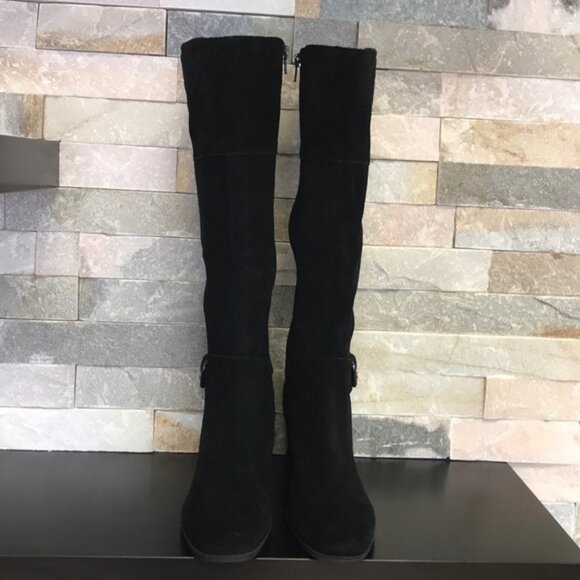 Bandolino Ollia Tall Suede Block Heel Boot - Picture 7 of 11